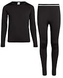 Rene Rofe Girl’s 2-Piece Soft Thermal Underwear Pant Set