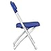 Flash Furniture Kids Blue Plastic Folding Chair