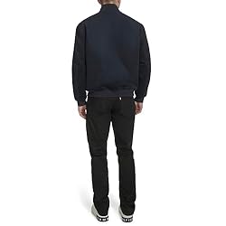 Tommy Hilfiger Men's Faux Suede Logo Varsity