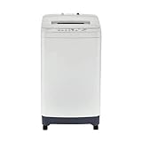 GE Haier HLPW028BXW Portable Washer with 2.1 cu. ft. Capacity 6 Washing Cycle Adjustable Leveling Legs Lift and Carry Handles on Ca
