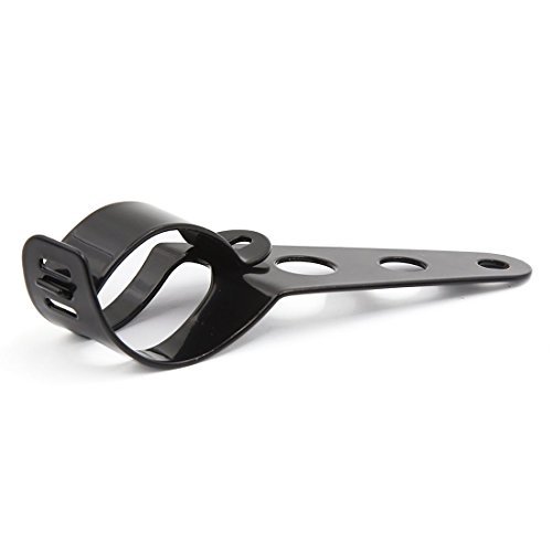 uxcell 2pcs Black Universal Motorcycle Headlight Brackets Fits 28mm-43mm Fork Tubes