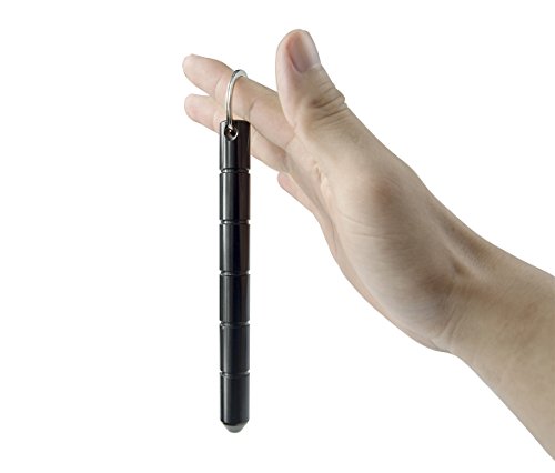 Kubaton keyring aluminum blunt force in black, self def…