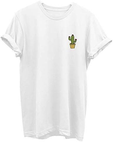 Cactus Round Neck Short Sleeve T-Shirt