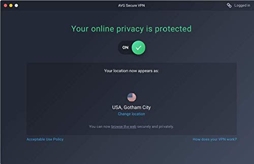 AVG Secure VPN | 1 PC, 1 Year [PC/Mac Download]