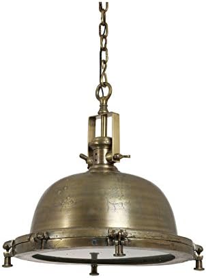 LightMakers 3046218 NORDFYN Hanging Lamp, Raw Antique Bronze