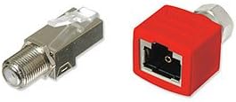 XMultiple Snap-in Coax Male to Female Combo Kit Red XRJAX 7101-R