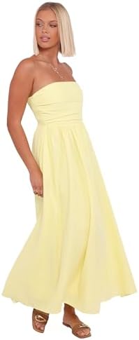 kenna strapless a-line dress Kenna Strapless Maxi Dress