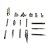 37pc Complete Wood Burning Pen & Assorted Soldering Tips Stencil Hobby Craft Set