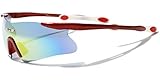 Half Frame Wrap Around Sports Sunglasses