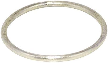 925 Sterling Silver Handmade Textured Beautiful Plain Bangle Size- 2/4 for Women
