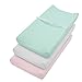 TILLYOU Jersey Knit Ultra Soft Changing Pad Cover Set-Cradle Sheet Unisex Change Table Sheets for Baby Girls and Boys-32