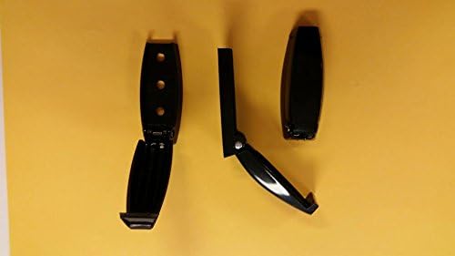 Baggage Door Holder, Bullet Style, Black, 1/pr
