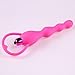 NewMagic® 100% Pure Silicone Vibrating Anal Beads - Single Frequency Vibrator Massager Plug Discreet Packing - Pink