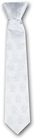 First Communion AccessoriesBoys First Communion White Embroidered Necktie Accessory, 14 Inch