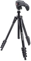 Manfrotto Compact Action - Tr&iacute;pode completo, negro