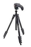 Manfrotto MKCOMPACTACN-BK Compact Action Tripod (Black)