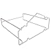 Evelots Wall Mounted Clothes Hanger Organizer, Closet and Laundry Storage Organization