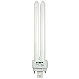 Sylvania 20673 26W Compact Fluorescent 4-Pin Double Tube 3500K 4-PACK