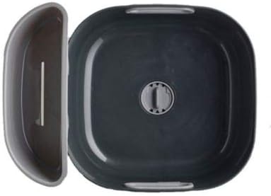 lakeland Clever Portable Washing Up Bowl with Knife Drainer 31.5cm x 30.5cm x 17.5cm Large Capacity, Grey - Image 4