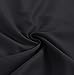 Onlyyou Window Grommet Thermal Blackout Curtain Drape for Boys Bedroom, 1 Panel, 52 x 84 Inch, Black