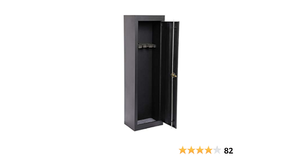 Amazon Com American Furniture Classics 5 Gun Starter Metal Security Cabinet Powder Coated Black Home Kitchen