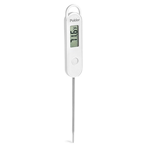 Polder THM-389-90 Stable-Read Digital Kitchen Thermometer, White Home & Kitchen, Kitchen & Dining, Kitchen Utensils & Gadgets, Thermometers & Timers, Instant-Read