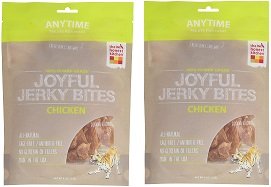 (2 Pack) The Honest Kitchen Joyful Jerky: Natural Human Grade Dehydrated Jerky Dog Treats, Chicken Bites, 4 Ounces each