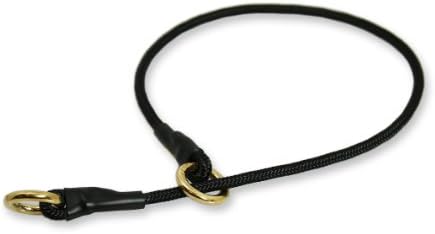 Silent Training Choke Dog Collar, Size 57.5 cm – 22.5 inches, Handmade in Sweden