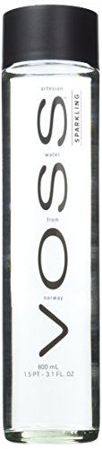 image for Voss Artesian Sparkling Water 800ML, 27.1 Fl Oz (Pack of 3), 27.2 Fl O