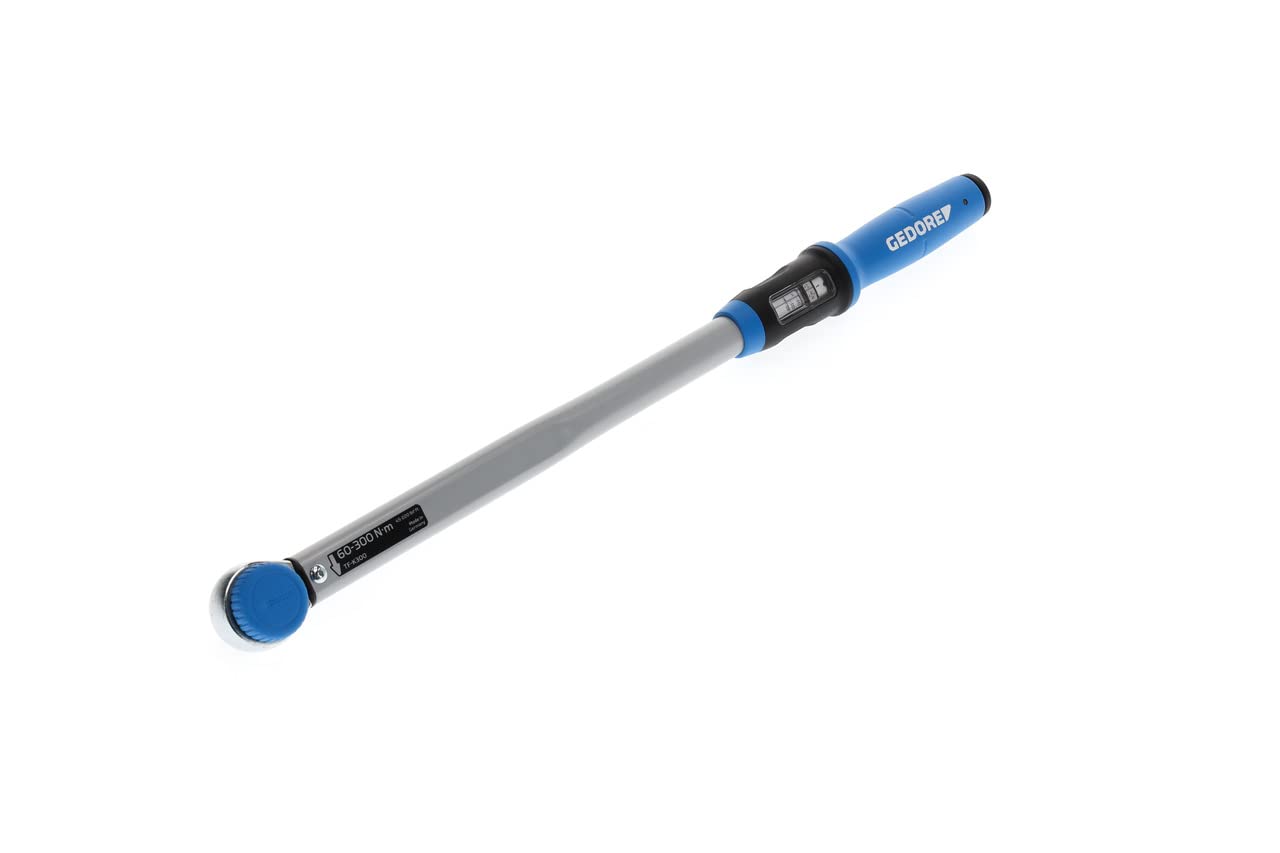 GEDORE Torque wrench with square drive, 1/2", Switchable square, Scale, 60-300 Nm, 586 mm long, TF-K300