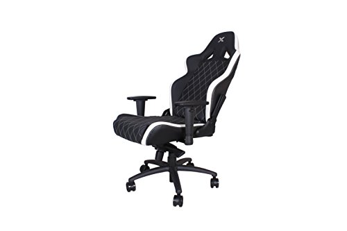 Ferrino XL White on Black Gaming and Lifestyle Chair by RapidX