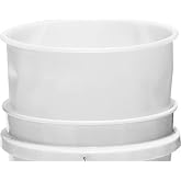 House Naturals Plastic Pail Liner Insert for 5 Gal Bucket Container LDPE 15 mil - Pack of 10