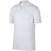 Nike Men's Dry Victory Solid Polo Golf Shirt, White/Cool Grey, Large