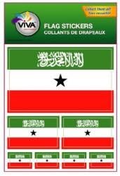 Somaliland Country Flag Set of 7 Different Size Collection Decal Stickers ... New in Package