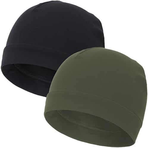 Amazon.com: Quacc Unisex Cotton Beanie Hat Thin Running Skull Cap