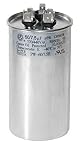 PowerWell 60+7.5 uf MFD 370 or 440 Volt Dual Run Round Capacitor PW-60/7.5R Condenser Straight Cool/Heat Pump Air Conditioner - Guaranteed to Last 5 Years