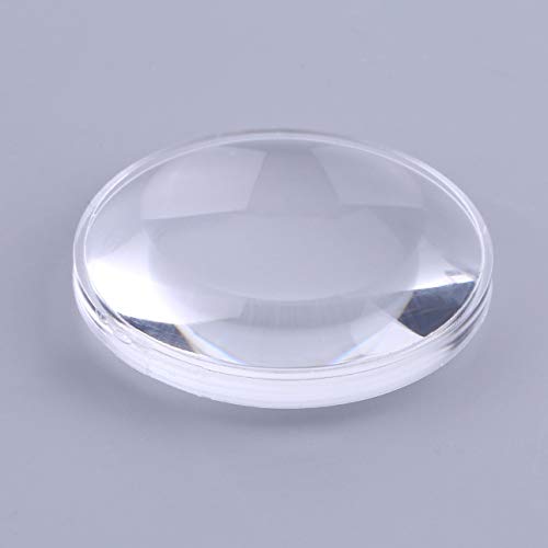 Liobaba 1PCS 37mm Dia Double Aspheric Convex Lens 45mm Focal Length Virtual Reality VR Biconvex Lens Optics Lens for Camera Projector - Thumbnail 6