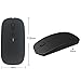 Bluetooth Wireless Mouse for MacBook Air Mac Pro Laptop Computer iPad Pad PC Laser Optical Rechargeable Mini Slim Silent Mouse Widely Used Desktop Hp iMac (Matte Black)