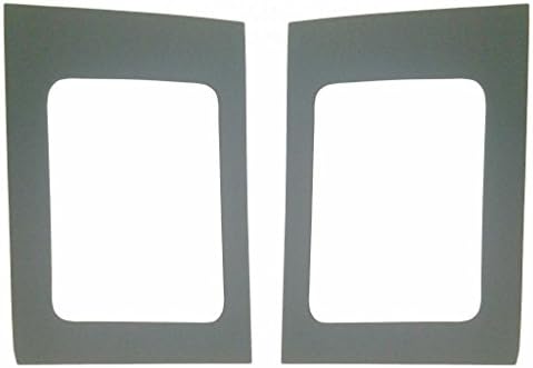 Hothead Headliners 2007-2010 Jeep Wrangler JK 4 door Rear Side Window Panels, Med Dark Grey