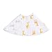 aden + anais Essentials Burpy Bib, 100% Cotton Muslin, Soft Absorbent 4 Layers, Multi-Use Burp Cloth and Bib, 22.5