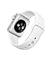 Apple Watch Sport 42mm with Silver Aluminum Case and White Sport Band - MJ3N2LLA (Renewed)