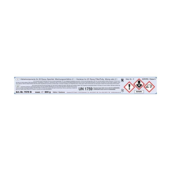 STC 2K Epoxy Spachtelmasse Set 600 g / 400 ml Bootsspachtel Set Epoxyspachtel – Bild 5