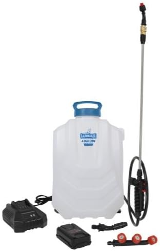 RAINMAKER708910 18V Lithium Ion Backpack Sprayer, 4 Gallon, Natural