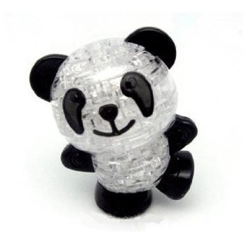 Black Panda Bear 3D Crystal Jigsaw Puzzle [with light] Children, Kids, Game