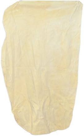 FULL WERK Natural Irregular Sham Chamois Cloth Car Cleaning Drying Towels Waxes Polishes Buffing Remover Cloth Scratch Free (L/19.7"x31.5')