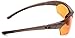 Tifosi Jet 0210300433 Wrap Sunglasses,Iron Frame/Orange Lens,One Size