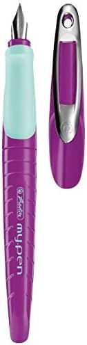 Herlitz my.pen with L-Nib Fountain Pen - Pink / Mint - Image 3