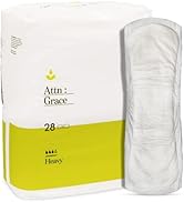 Attn: Grace Overnight Heavy Incontinence Pads for Women - 28-Pack - Max Absorption Feminine Pads ...