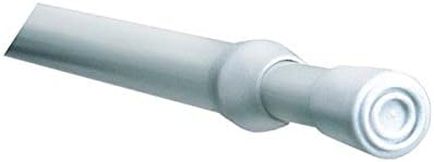 Easy fit Aluminium Extendable Tension Rod - Spring loaded Twist and Fit Net curtain rod (200cm - 250cm)