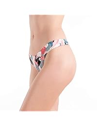 Alyce Intimates - Tanga para mujer, corte láser, 12 unidades